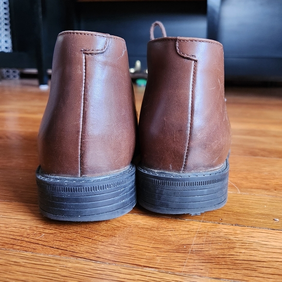 Bostonian Brown Leather Boots - Picture 2 of 5